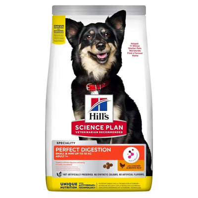 Hill's Science Plan Hondenvoer Perfect Digestion Small & Mini Adult Kip & Bruine Rijst